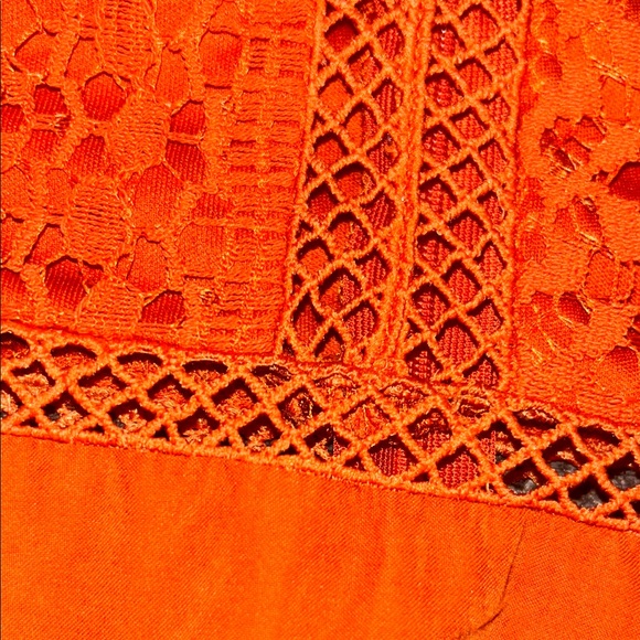 SHEIN Vibrant Orange Long Sleeve Dress - Picture 15 of 16